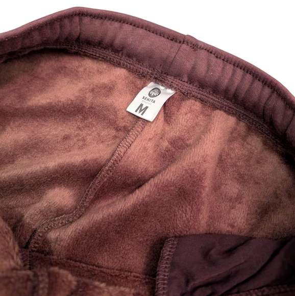 Senita Athletics The Classic Sweatpant Joggers Fossil Brown Size Medium NWOT - Picture 3 of 12